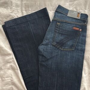 7 for All Mankind Dojo Flare Leg Trouser NWT